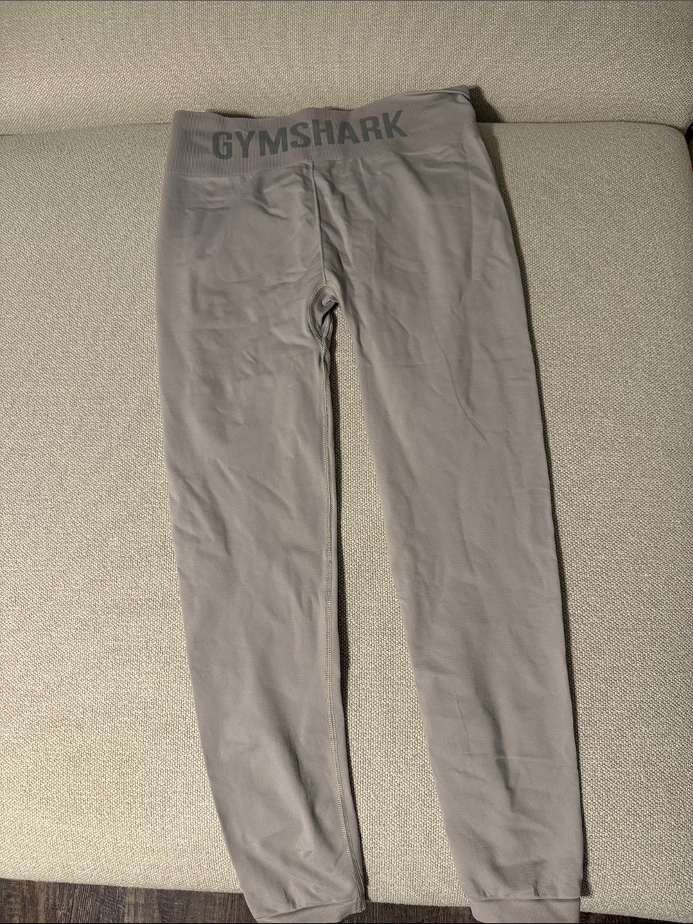 Gymshark Light Gray Seamless High-Rise Leggings